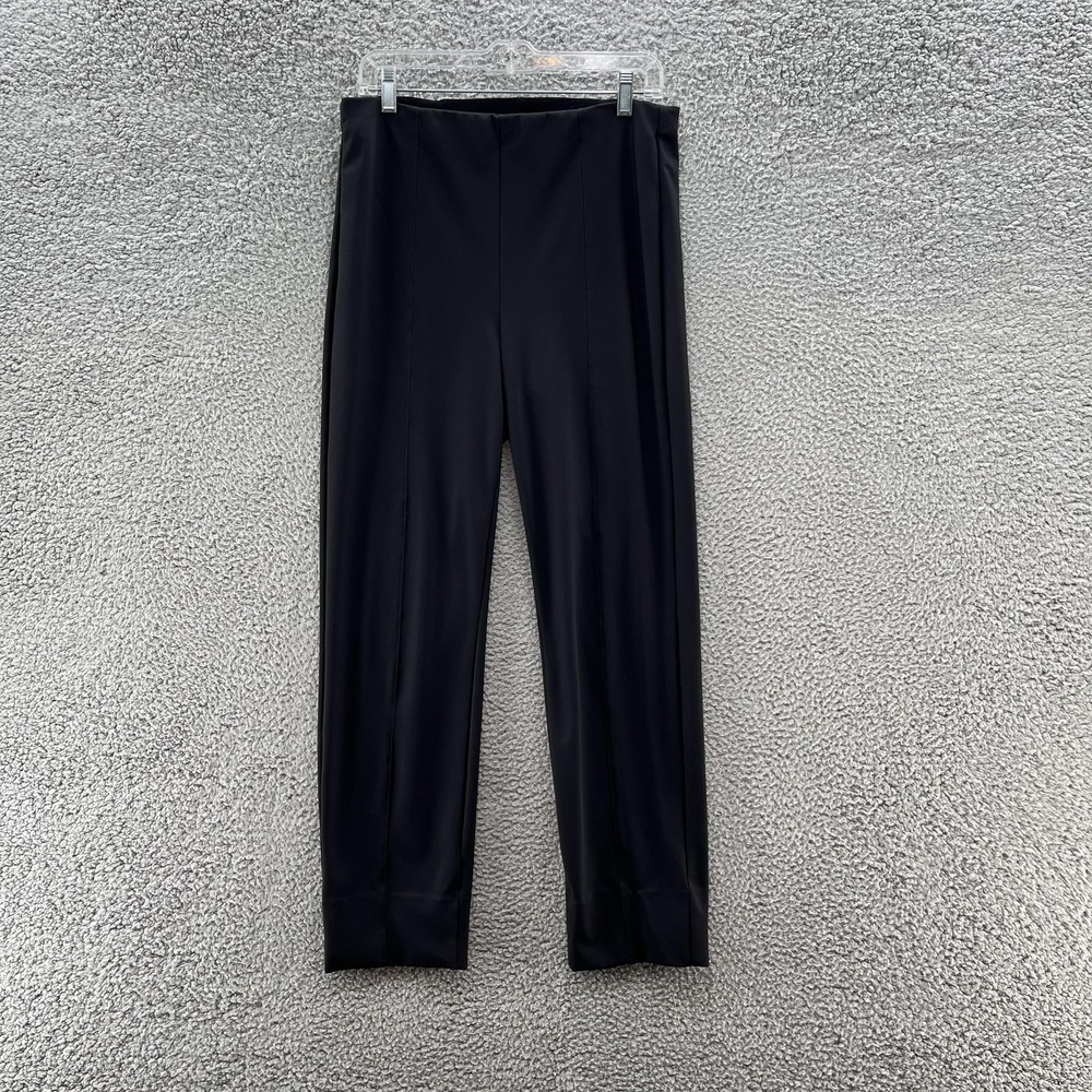 Honeylove Pants Women Large Black Pull On Shaping Ankle Travel High Rise Stretch